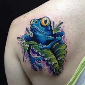 фото тату лягушка от 08.01.2018 №078 - tattoo frog - tattoo-photo.ru