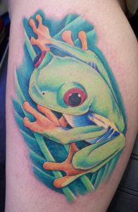 фото тату лягушка от 08.01.2018 №083 - tattoo frog - tattoo-photo.ru