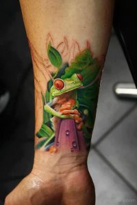 фото тату лягушка от 08.01.2018 №088 - tattoo frog - tattoo-photo.ru