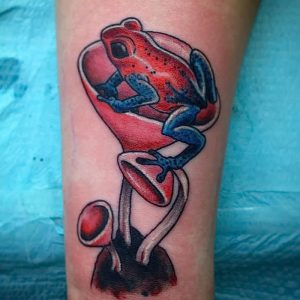 фото тату лягушка от 08.01.2018 №092 - tattoo frog - tattoo-photo.ru