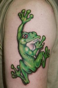 фото тату лягушка от 08.01.2018 №098 - tattoo frog - tattoo-photo.ru