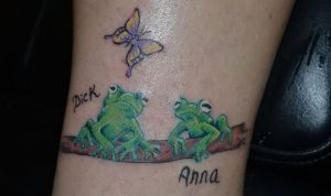 фото тату лягушка от 08.01.2018 №103 - tattoo frog - tattoo-photo.ru