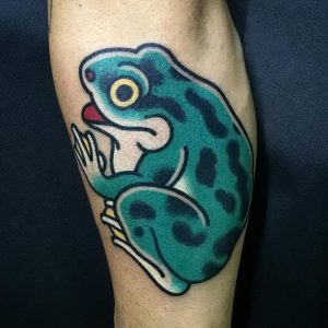 фото тату лягушка от 08.01.2018 №105 - tattoo frog - tattoo-photo.ru