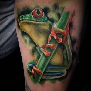 фото тату лягушка от 08.01.2018 №106 - tattoo frog - tattoo-photo.ru