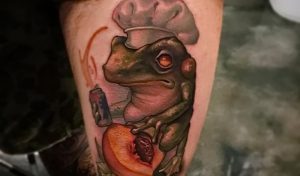 фото тату лягушка от 08.01.2018 №108 - tattoo frog - tattoo-photo.ru