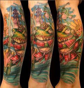 фото тату лягушка от 08.01.2018 №109 - tattoo frog - tattoo-photo.ru