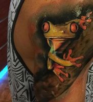 фото тату лягушка от 08.01.2018 №116 — tattoo frog — tattoo-photo.ru