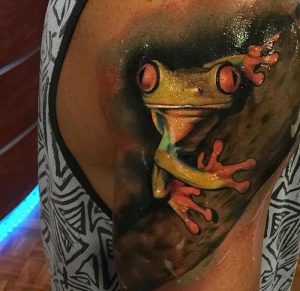 фото тату лягушка от 08.01.2018 №116 - tattoo frog - tattoo-photo.ru