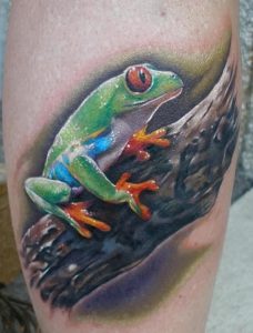 фото тату лягушка от 08.01.2018 №121 - tattoo frog - tattoo-photo.ru