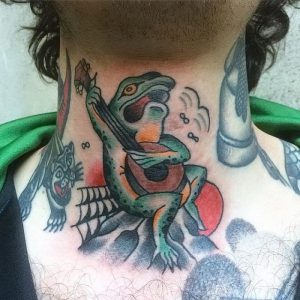 фото тату лягушка от 08.01.2018 №123 - tattoo frog - tattoo-photo.ru