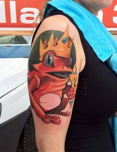 фото тату лягушка от 08.01.2018 №124 - tattoo frog - tattoo-photo.ru