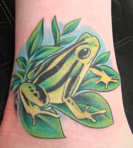 фото тату лягушка от 08.01.2018 №127 - tattoo frog - tattoo-photo.ru