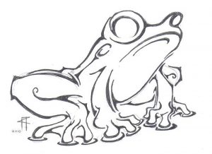 фото тату лягушка от 08.01.2018 №129 - tattoo frog - tattoo-photo.ru