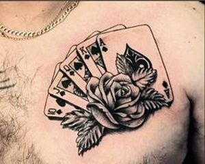 фото тату масть карт пики от 19.02.2018 №001 - tattoo suit cards peaks - tattoo-photo.ru