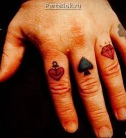 фото тату масть карт пики от 19.02.2018 №005 — tattoo suit cards peaks — tattoo-photo.ru