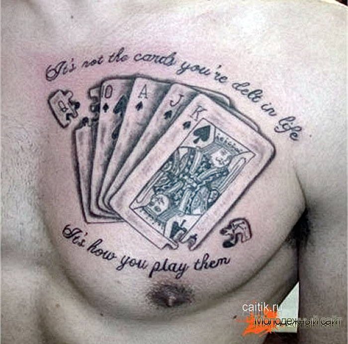 Что означает татуировка карт?