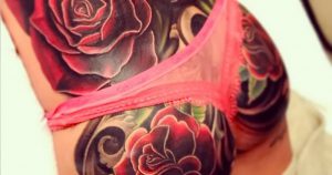 фото тату на ягодицах от 13.03.2018 №038 - tattoos on the buttocks - tattoo-photo.ru