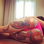 фото тату на ягодицах от 13.03.2018 №053 - tattoos on the buttocks - tattoo-photo.ru
