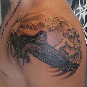 фото тату ястреб от 27.01.2018 №019 - tattoo hawk - tattoo-photo.ru