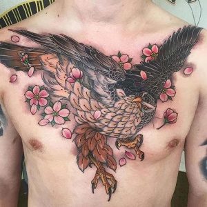 фото тату ястреб от 27.01.2018 №075 - tattoo hawk - tattoo-photo.ru