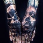 фото Тату на кисти руки от 13.04.2018 №002 - Tattoo on the hand - tattoo-photo.ru