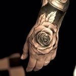 фото Тату на кисти руки от 13.04.2018 №029 - Tattoo on the hand - tattoo-photo.ru