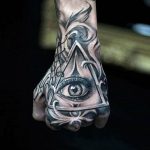 фото Тату на кисти руки от 13.04.2018 №037 - Tattoo on the hand - tattoo-photo.ru