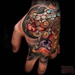 фото Тату на кисти руки от 13.04.2018 №071 - Tattoo on the hand - tattoo-photo.ru