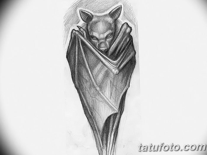 фото Эскизы тату летучая мышь от 11.04.2018 №003 - Sketches bat tattoo - tattoo-photo.ru