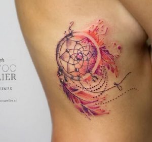 фото тату Ловец снов от 15.04.2018 №099 - tattoo Dream catcher - tattoo-photo.ru