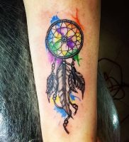 фото тату Ловец снов от 15.04.2018 №110 — tattoo Dream catcher — tattoo-photo.ru