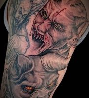 фото тату ангел и демон от 11.04.2018 №007 — tattoo angel and demon — tattoo-photo.ru
