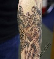 фото тату ангел и демон от 11.04.2018 №010 — tattoo angel and demon — tattoo-photo.ru