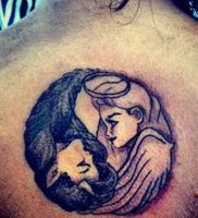 фото тату ангел и демон от 11.04.2018 №012 — tattoo angel and demon — tattoo-photo.ru