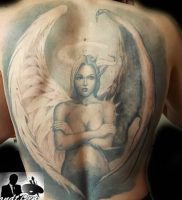 фото тату ангел и демон от 11.04.2018 №015 — tattoo angel and demon — tattoo-photo.ru