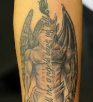 фото тату ангел и демон от 11.04.2018 №016 — tattoo angel and demon — tattoo-photo.ru