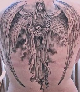 фото тату ангел и демон от 11.04.2018 №018 - tattoo angel and demon - tattoo-photo.ru