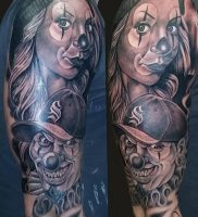 фото тату в стиле чикано от 08.04.2018 №110 — Chicano style tattoo — tattoo-photo.ru