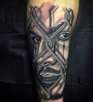 фото тату в стиле чикано от 08.04.2018 №112 — Chicano style tattoo — tattoo-photo.ru