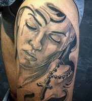 фото тату в стиле чикано от 08.04.2018 №113 — Chicano style tattoo — tattoo-photo.ru
