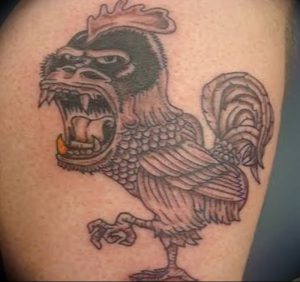 фото тату горилла от 27.03.2018 №037 - gorilla tattoo - tattoo-photo.ru