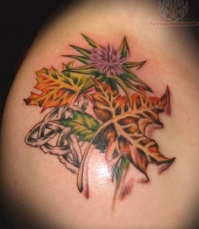 фото тату кленовый лист от 14.04.2018 № 094 - maple leaf tattoo - tattoo-.....