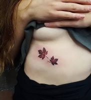 фото тату кленовый лист от 14.04.2018 №101 — maple leaf tattoo — tattoo-photo.ru