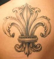 фото тату королевская лилия от 08.04.2018 №021 — tattoo royal lily — tattoo-photo.ru