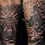 фото тату масонов от 11.04.2018 №029 - Masonic tattoo - tattoo-photo.ru