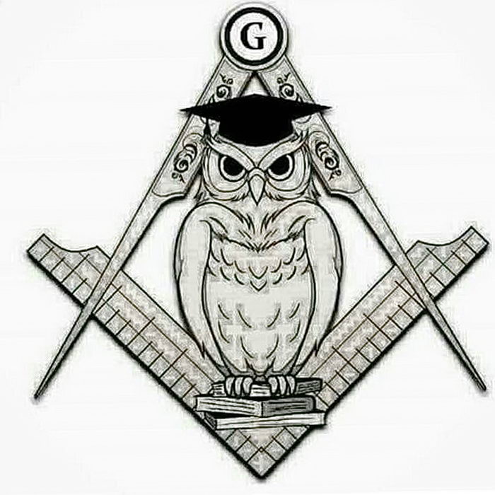 Символ масонов Сова Owl