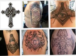 фото тату масонов от 11.04.2018 №067 - Masonic tattoo - tattoo-photo.ru