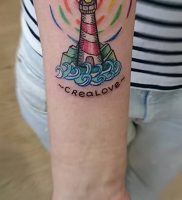 фото тату маяк от 16.04.2018 №007 — tattoo beacon — tattoo-photo.ru
