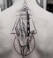 фото тату маяк от 16.04.2018 №010 — tattoo beacon — tattoo-photo.ru