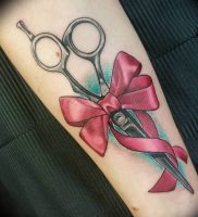 фото тату ножницы от 27.03.2018 №082 — tattoo scissors — tattoo-photo.ru